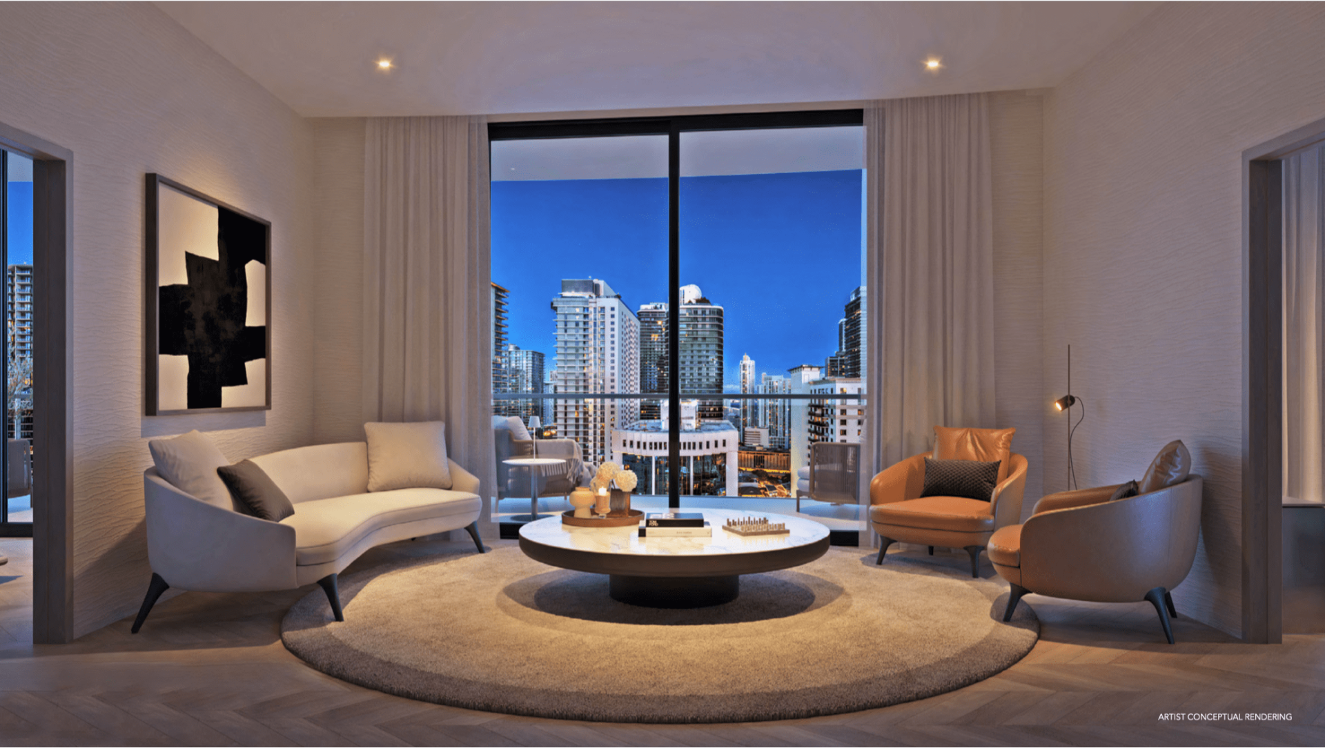 Relax while having drinks at One Twenty Brickell Residences